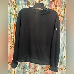 Nike Black Logo Cuff Sweatshirt